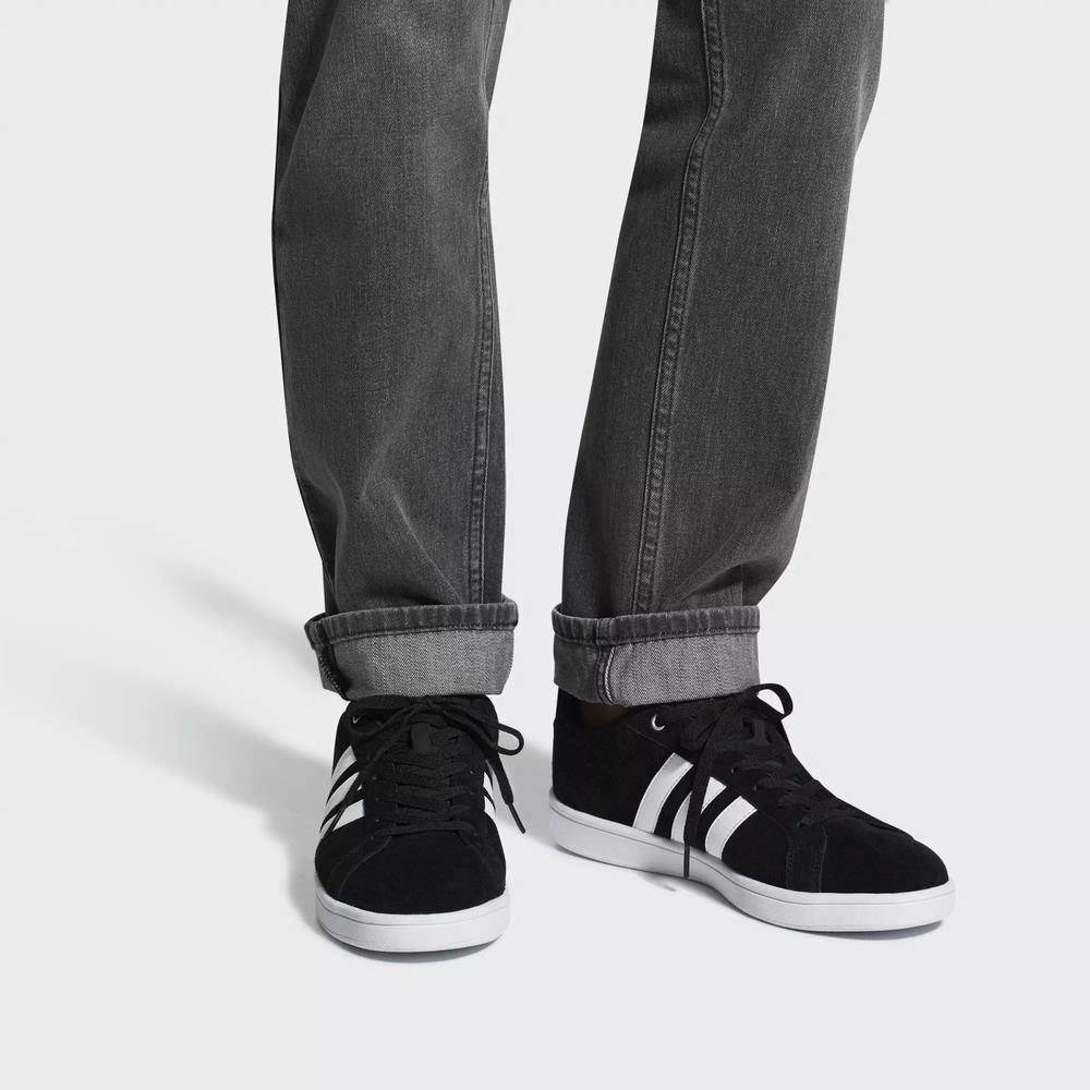 Adidas Cloudfoam Advantage Tenis Negros Para Hombre (MX-22863)